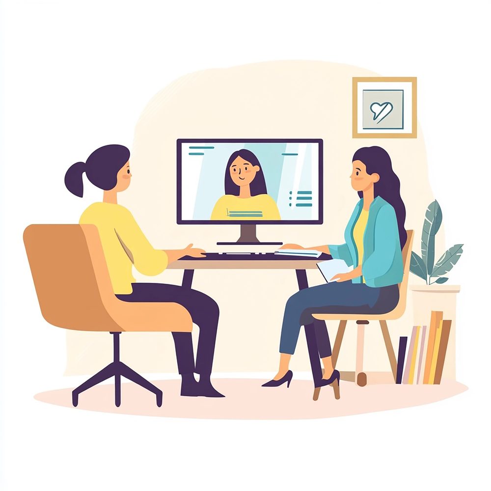 Responsable du recrutement évaluant les compétences d’un assistant virtuel avant l’accès aux outils clients